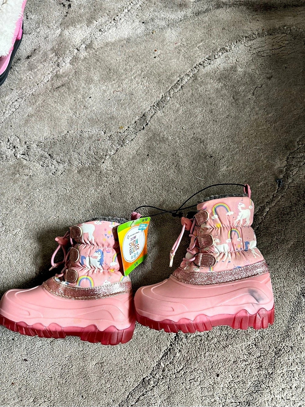 Member's Mark Kids Snow Boots Girls US 9 Pink Snow Boots NWT